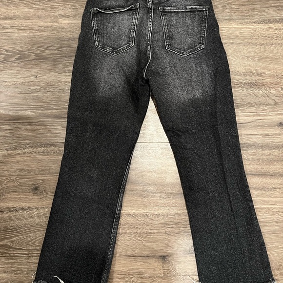 Zara Distressed Black/Dark Gray Jeans, NWOT. - Picture 3 of 3